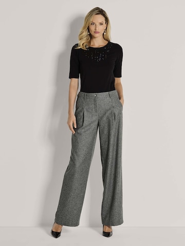 Loosefit Pantalon à pince MADELEINE en gris