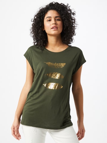 T-shirt 'Antoinetta' ABOUT YOU en vert : devant