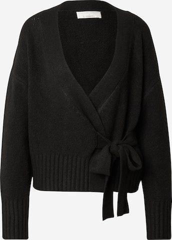Guido Maria Kretschmer Women Knit Cardigan 'Pina' in Black: front
