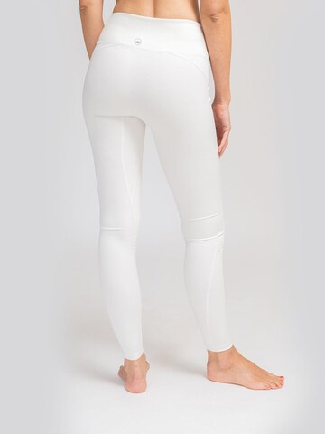 LOTUSCRAFTS Skinny Workout Pants 'BECCA Leggings' in White