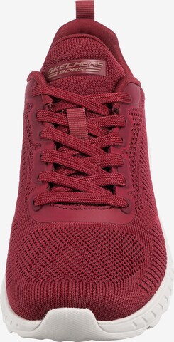 Baskets basses SKECHERS en rouge