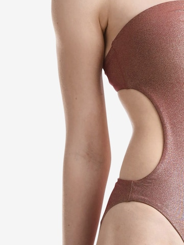 Wolford Badpak ' Disco One Piece ' in Brons