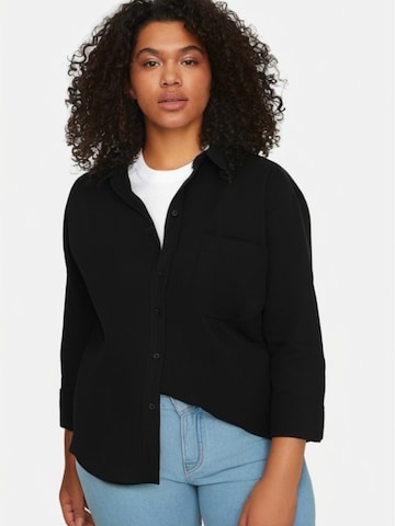 Trendyol Curve - Blusa en negro: frente
