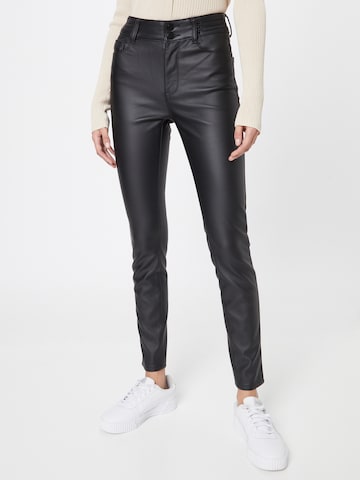 Coupe slim Pantalon 'NOWLAN' Maison 123 en noir : devant