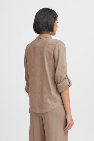 Chemisier 'PZLUCA' Pulz en marron