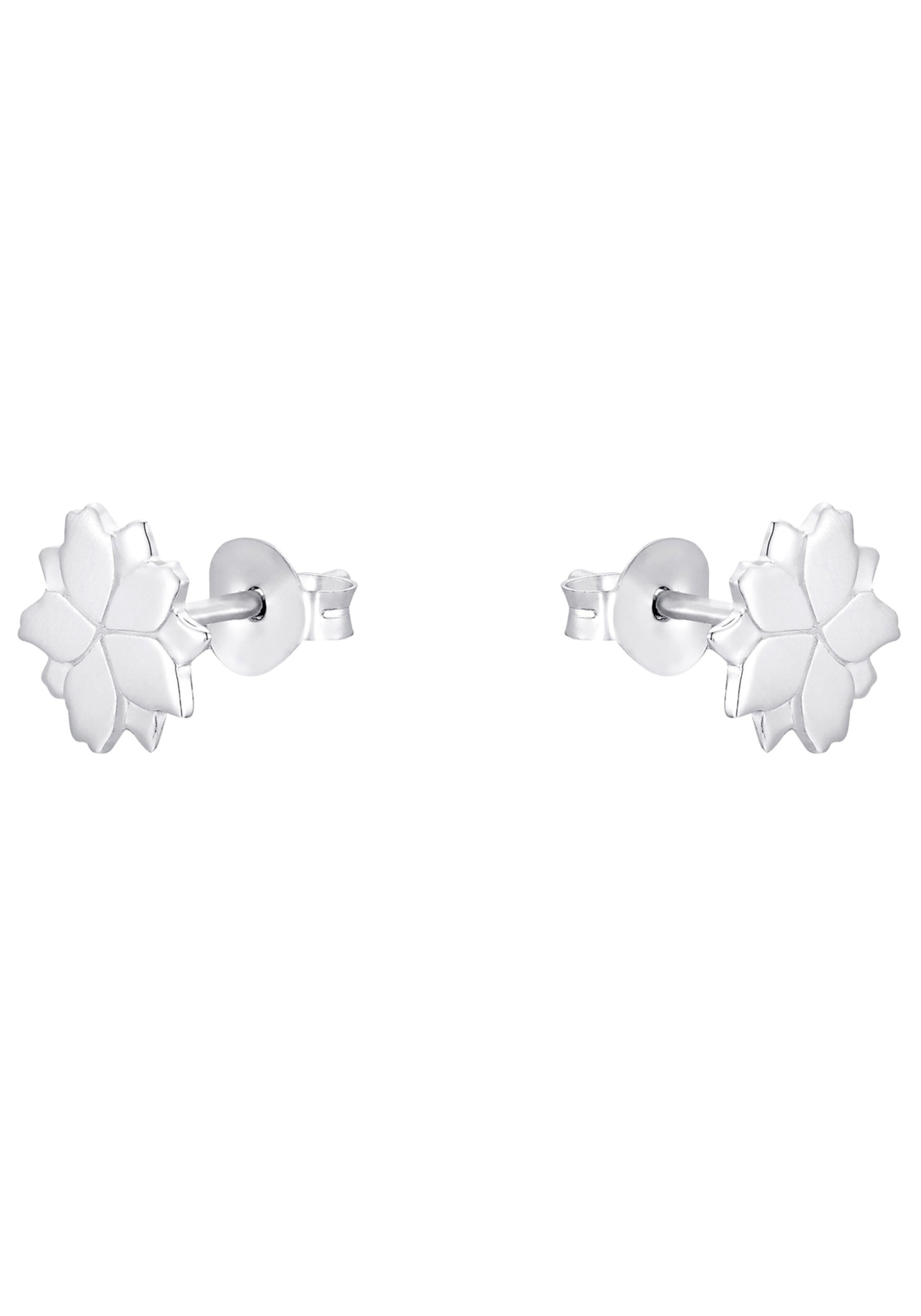 s.Oliver Earrings 'Lotusblüte' in Silver