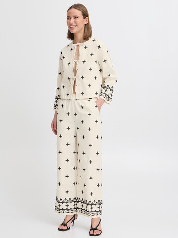 Wide leg Pantaloni 'BYDUNIA' di b.young in beige