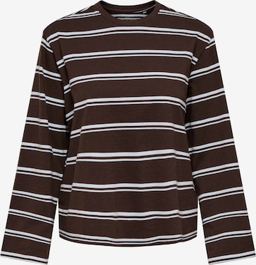 ONLY Carmakoma - Camiseta 'CARFreja' en marrón: frente