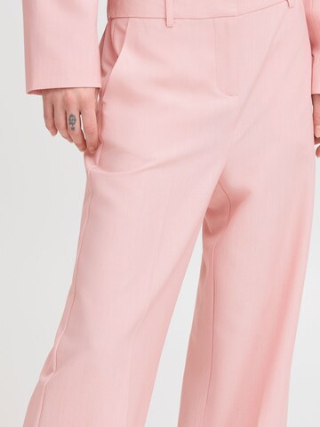 b.young Wide leg Chino ' BYDanta ' in Roze