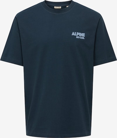 Marškinėliai 'ONSMILO' iš Only & Sons, spalva – nakties mėlyna / šviesiai mėlyna, Prekių apžvalga