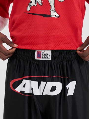 AND1 Regular Shorts in Schwarz