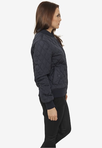 Urban Classics Between-season jacket 'Diamond Quilt' in Blue