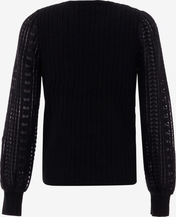 NAEMI Knit Cardigan in Black