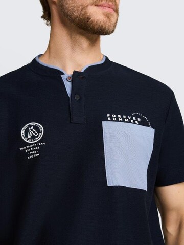 TOM TAILOR Poloshirt in Blau