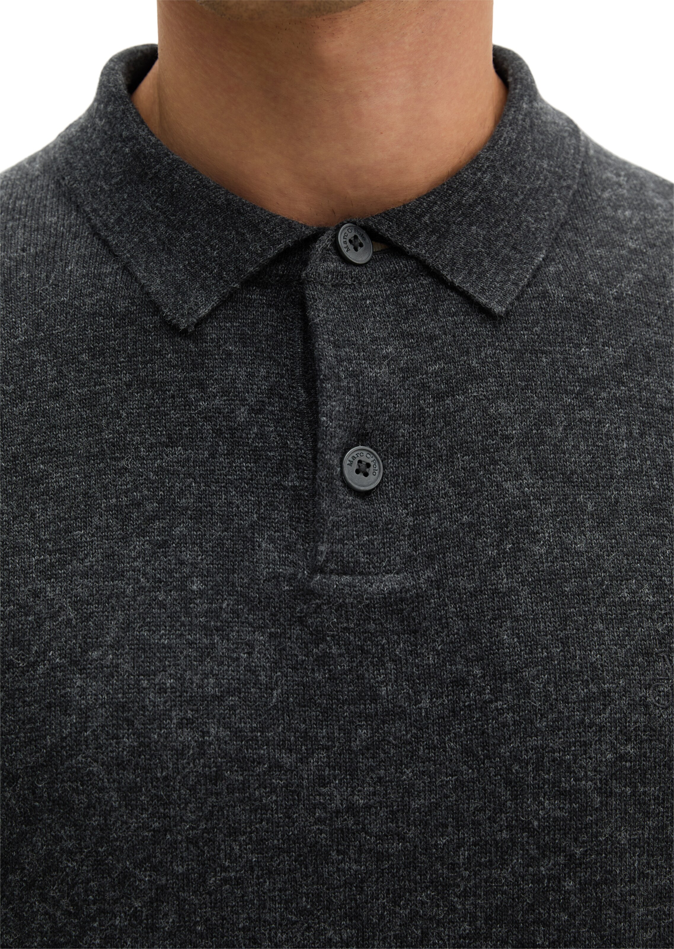 Marc O'Polo Shirt in Grey: front