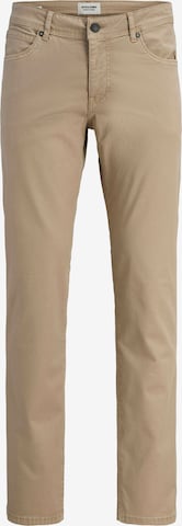 JACK & JONES Bukser 'JPSTCLARK FINN' i brun: forside