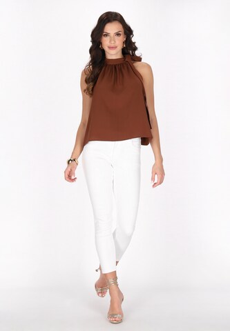 faina Топ 'Fashion Look' в Коричневый