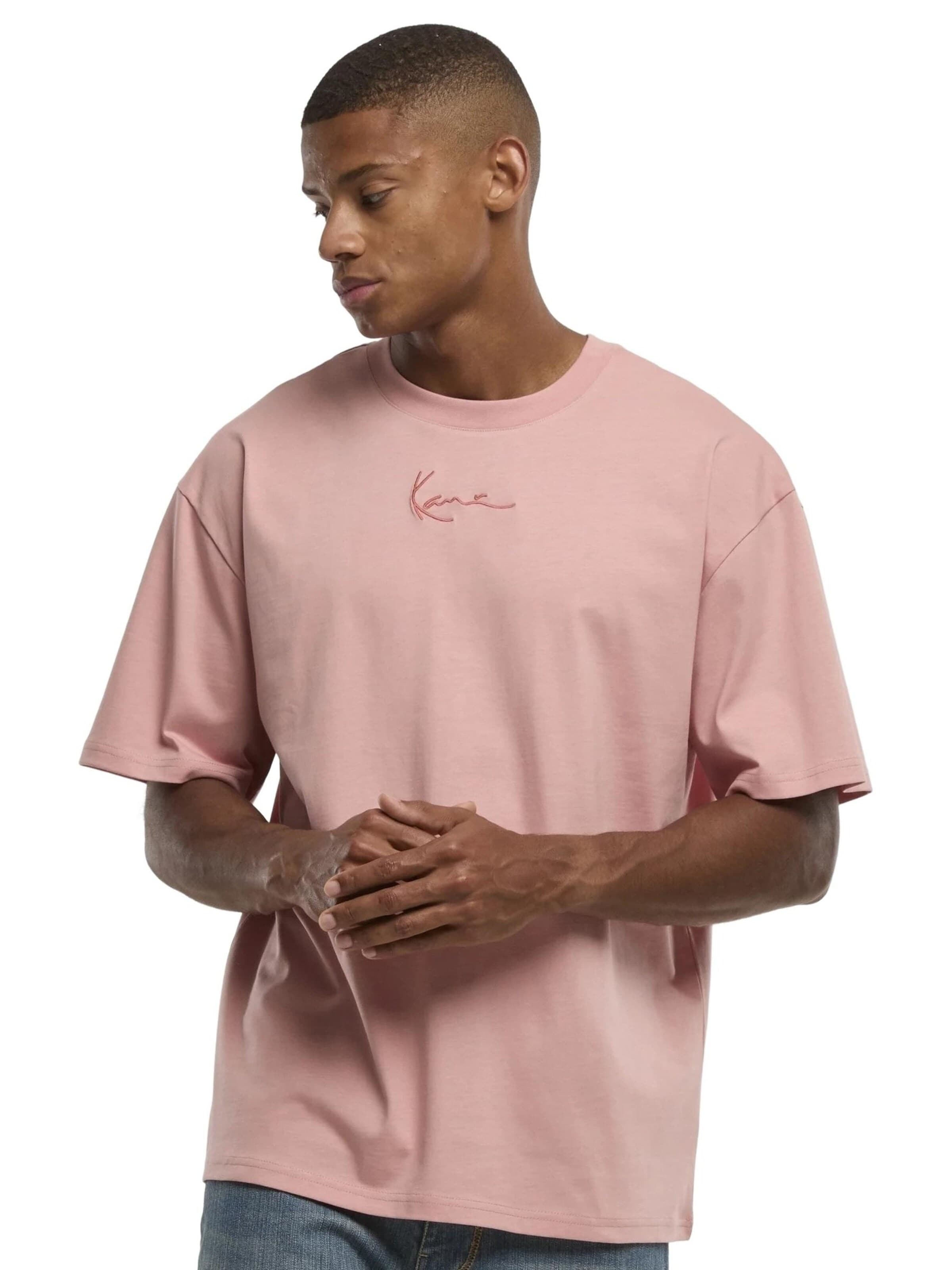 Karl Kani - Camiseta 'Camiseta karl kani rosa small signature essential tee' en rosa
