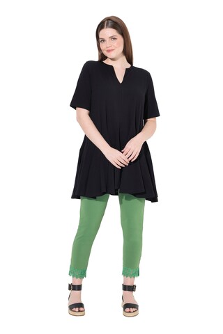 Ulla Popken Kleid in Schwarz: Vorderseite