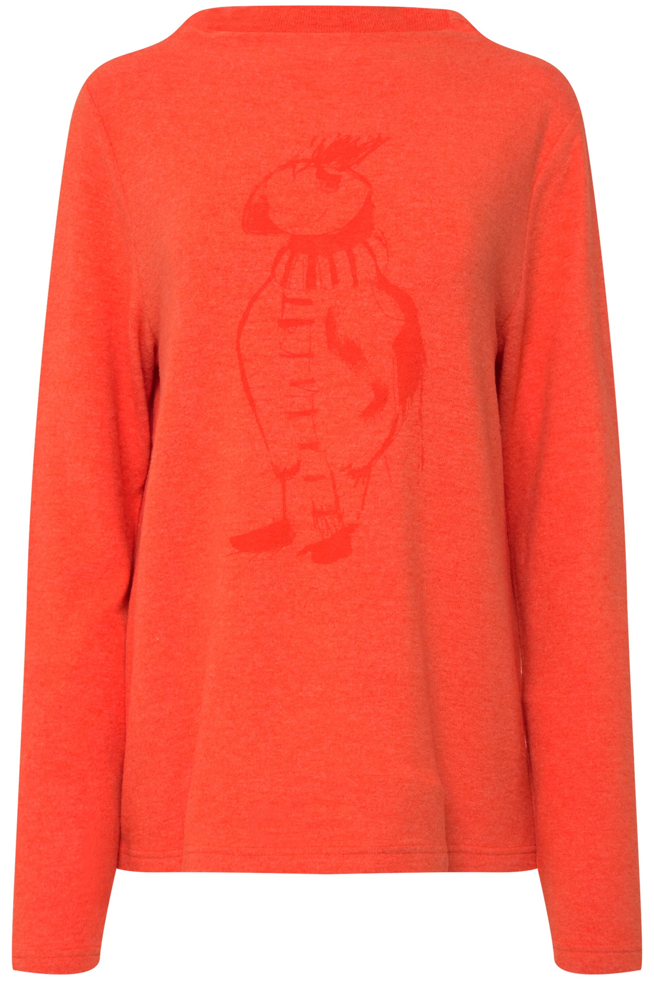 LAURASØN Sweatshirt in Orange: front