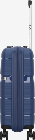 American Tourister Trolley in Blauw