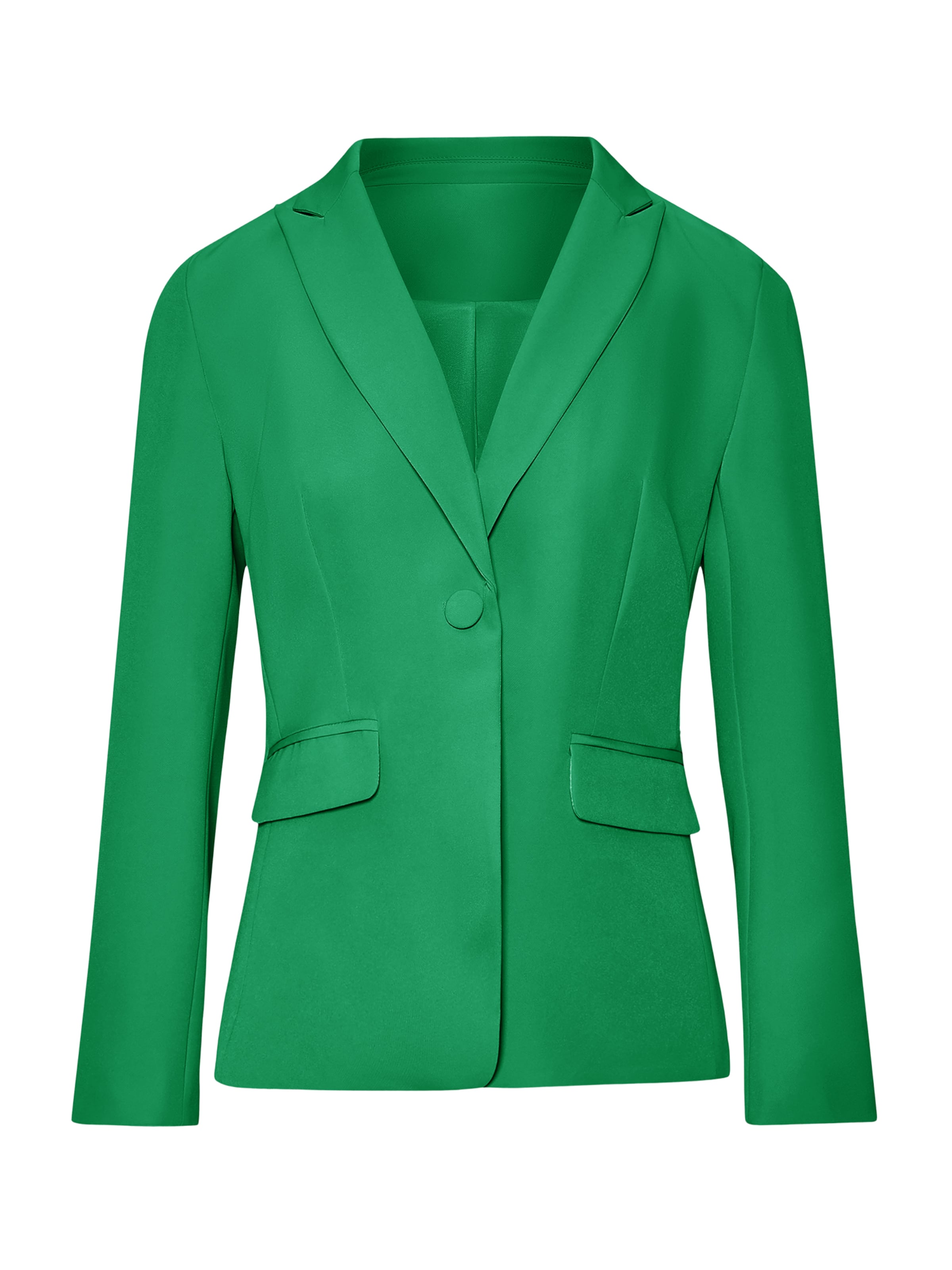 Sacou de la Imily Bela pe verde: față