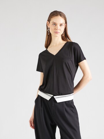 MSCH COPENHAGEN Shirt 'Fenya' in Black: front