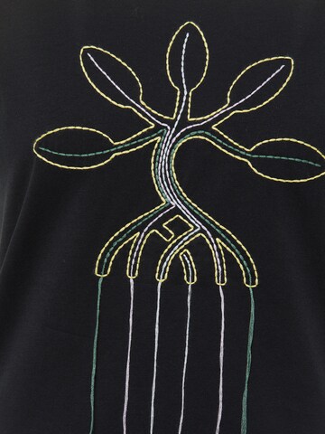 SOMWR Shirt 'VIBRANT ROOTS' in Zwart