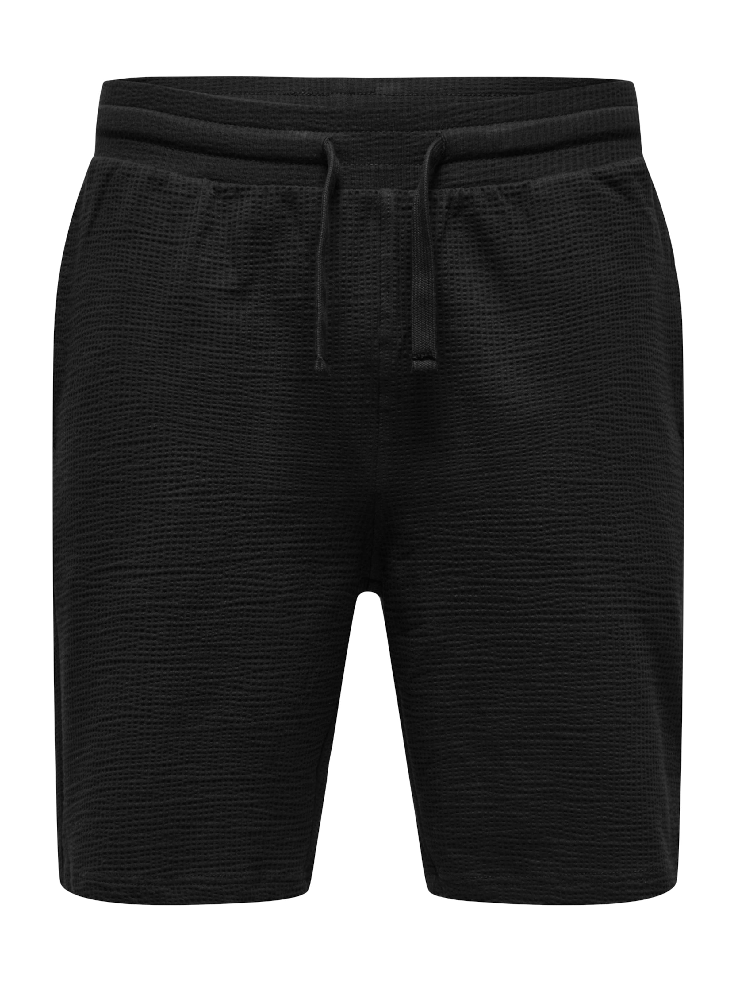 Regular Pantalon 'ONSKian' Only & Sons en noir : devant