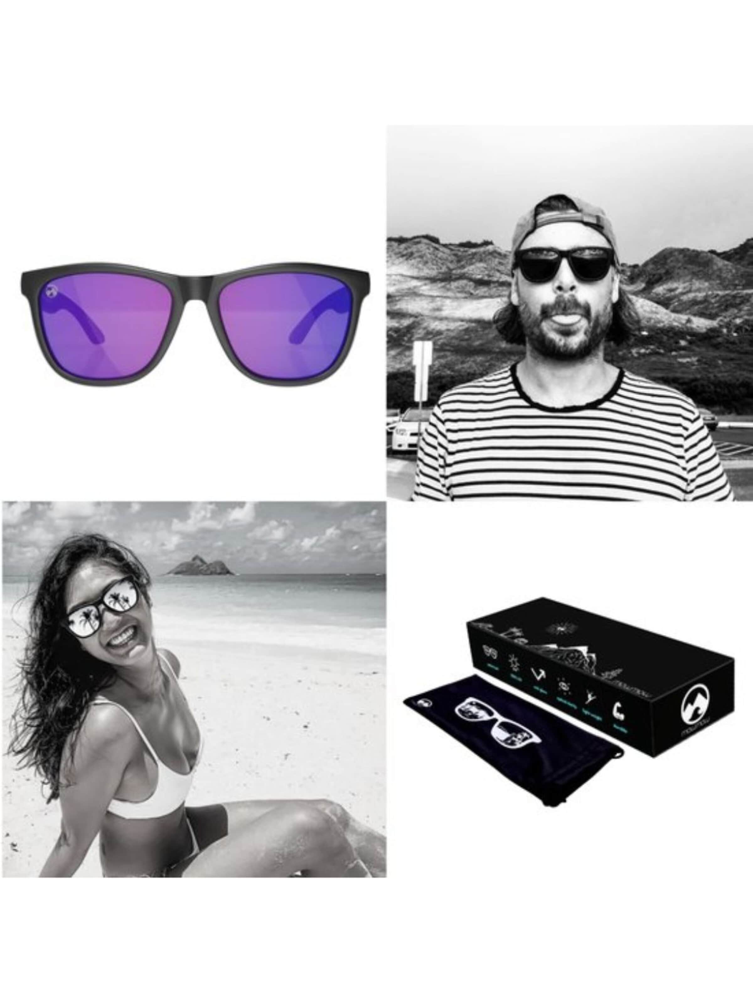 Mowmow - Gafas de sol deportivas 'MowMow Opal LIMITED Sunglasses - Polarized - Men - Women' en lila