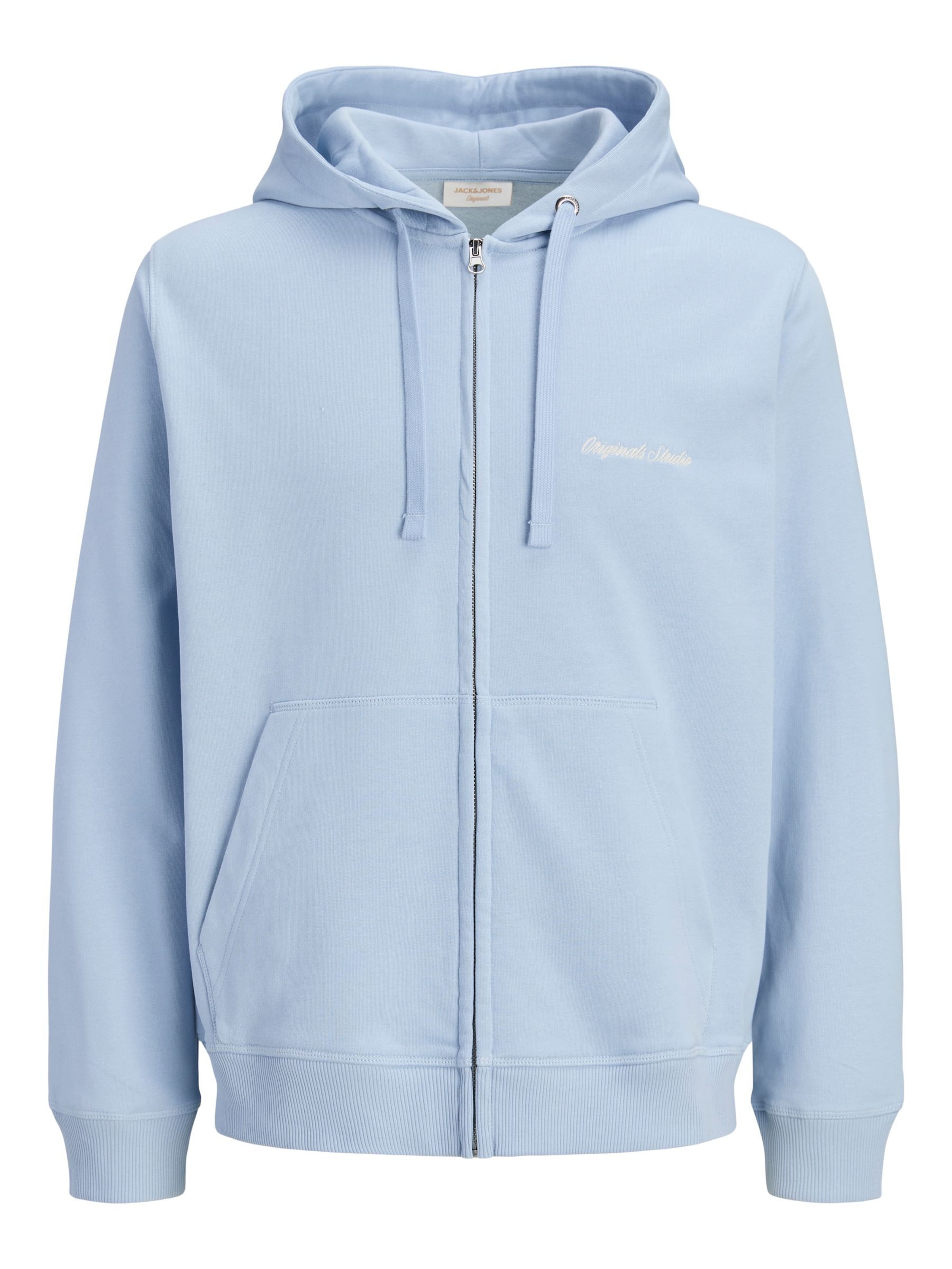 JACK & JONES Sweatvest 'JORNorrebro' in Blauw: voorkant