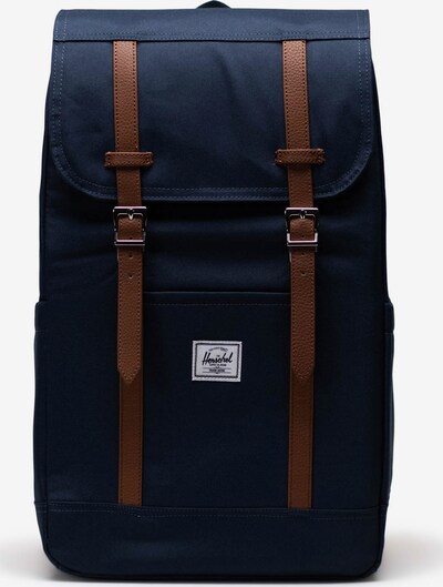 Herschel Backpack 'Retreat' in Navy / Brown, Item view