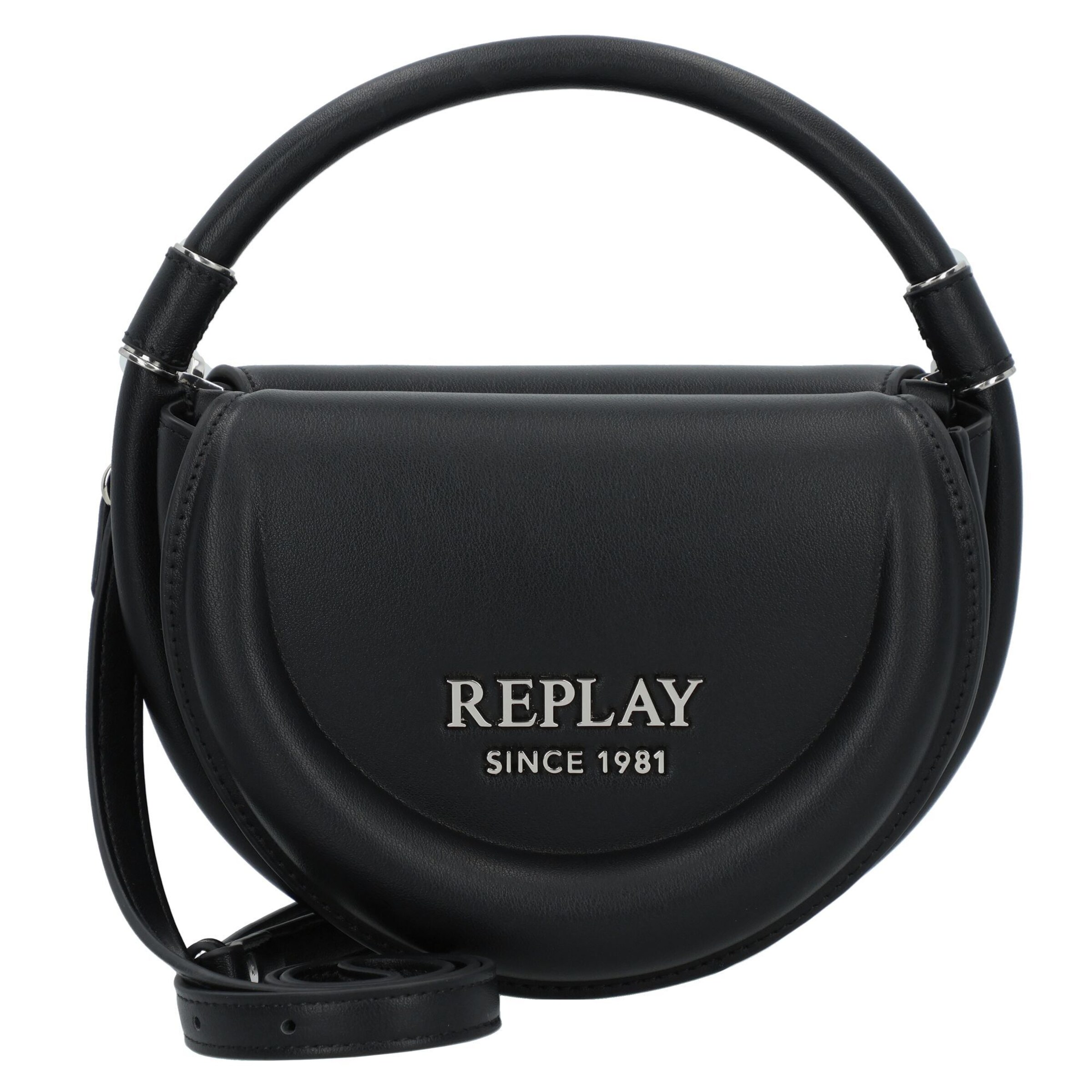 Borsa a mano di REPLAY in nero: frontale