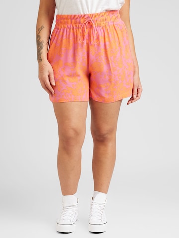 ONLY Carmakoma Regular Shorts 'LUX' in Pink: predná strana