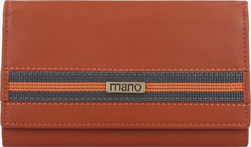 mano Wallet 'Don Leonardo' in Brown: front