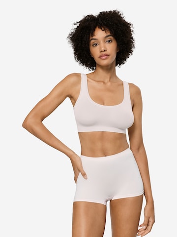 Bustier Soutien-gorge ' Touch Feeling ' Hanro en rose : devant