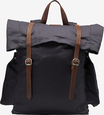 DreiMaster Vintage Backpack in Blue: front