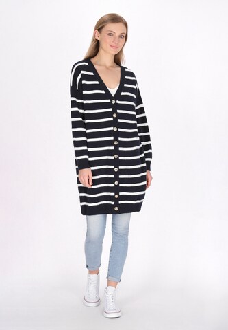 Cardigan DreiMaster Maritim en bleu