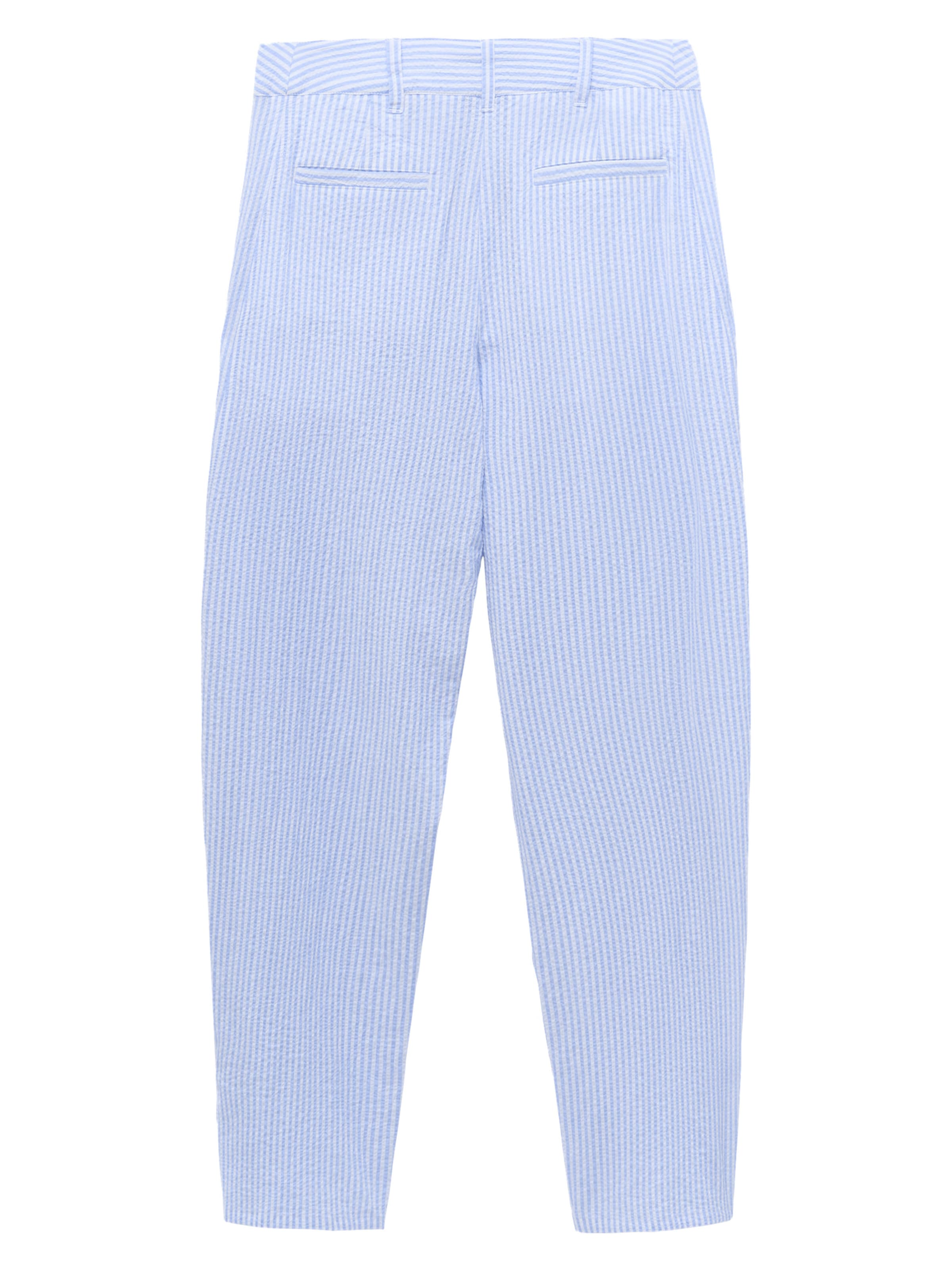 Barrel Pantalon Adolfo Dominguez en bleu