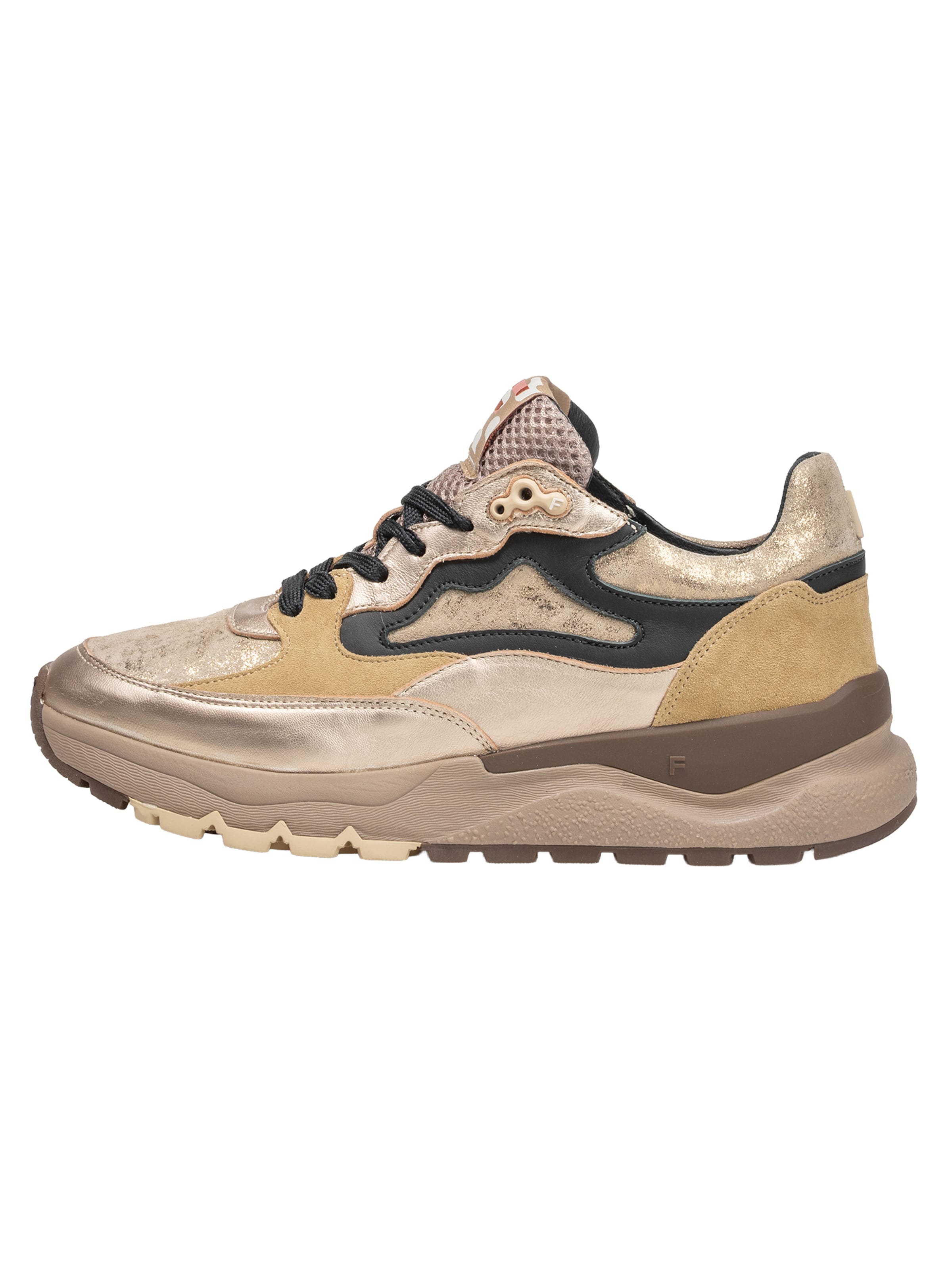 Floris van Bommel Sneaker 'Treni 01' in Gold: Vorderseite