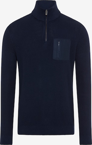 Bruno Banani LM Pullover in Blau: Vorderseite