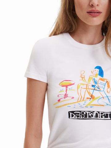 Desigual - Camiseta 'Dubrovnik' en blanco