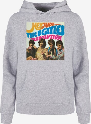 Merchcode Sweatshirt 'Beatles - Album Hey Jude' in Grey: front