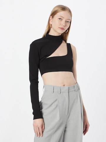 Edikted Top in Black: front