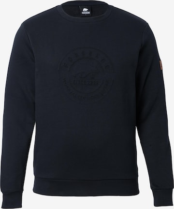FORSBERG Sweatshirt 'Sweatshirt mit 3D Logo' in Black: front