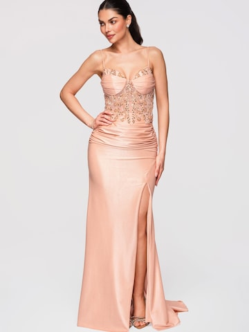 Ombre Evening Dress in Orange