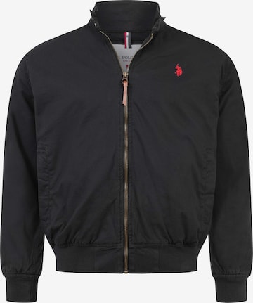 U.S. POLO ASSN. Jacke in Schwarz: Vorderseite