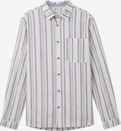 TOM TAILOR Button Up Shirt in Light blue / Grey / Plum / White, Item view