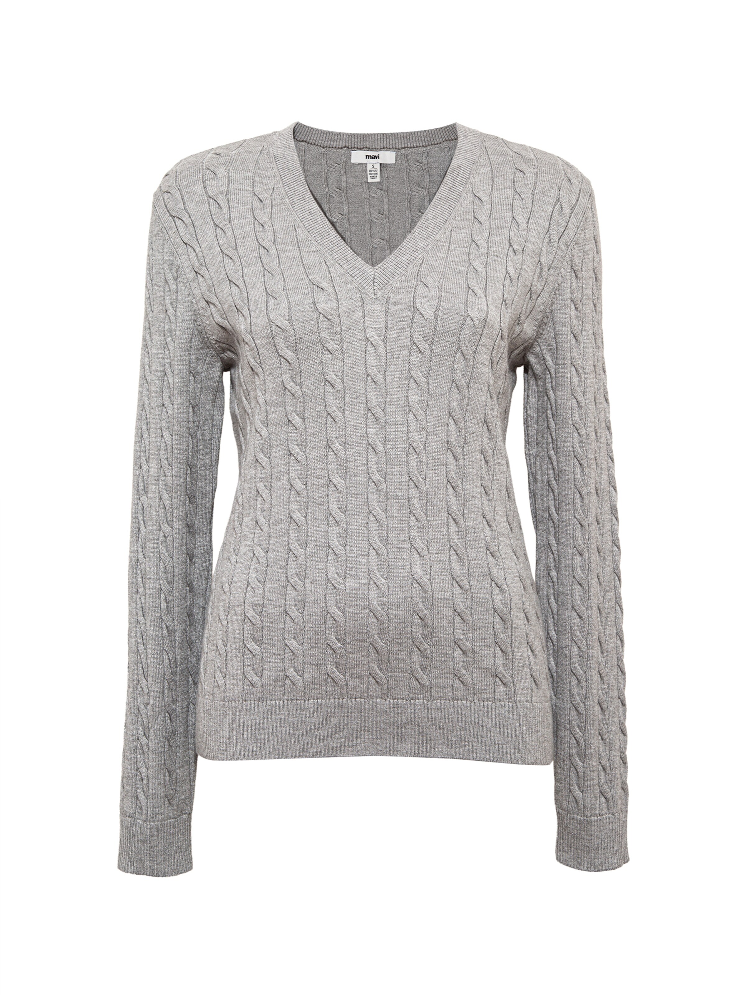 Mavi Sweater in Grey: front
