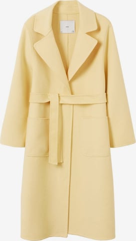 Manteau mi-saison MANGO en jaune : devant